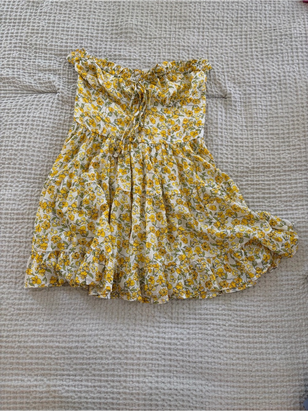 Vintage 2000’s Yellow Floral Dress